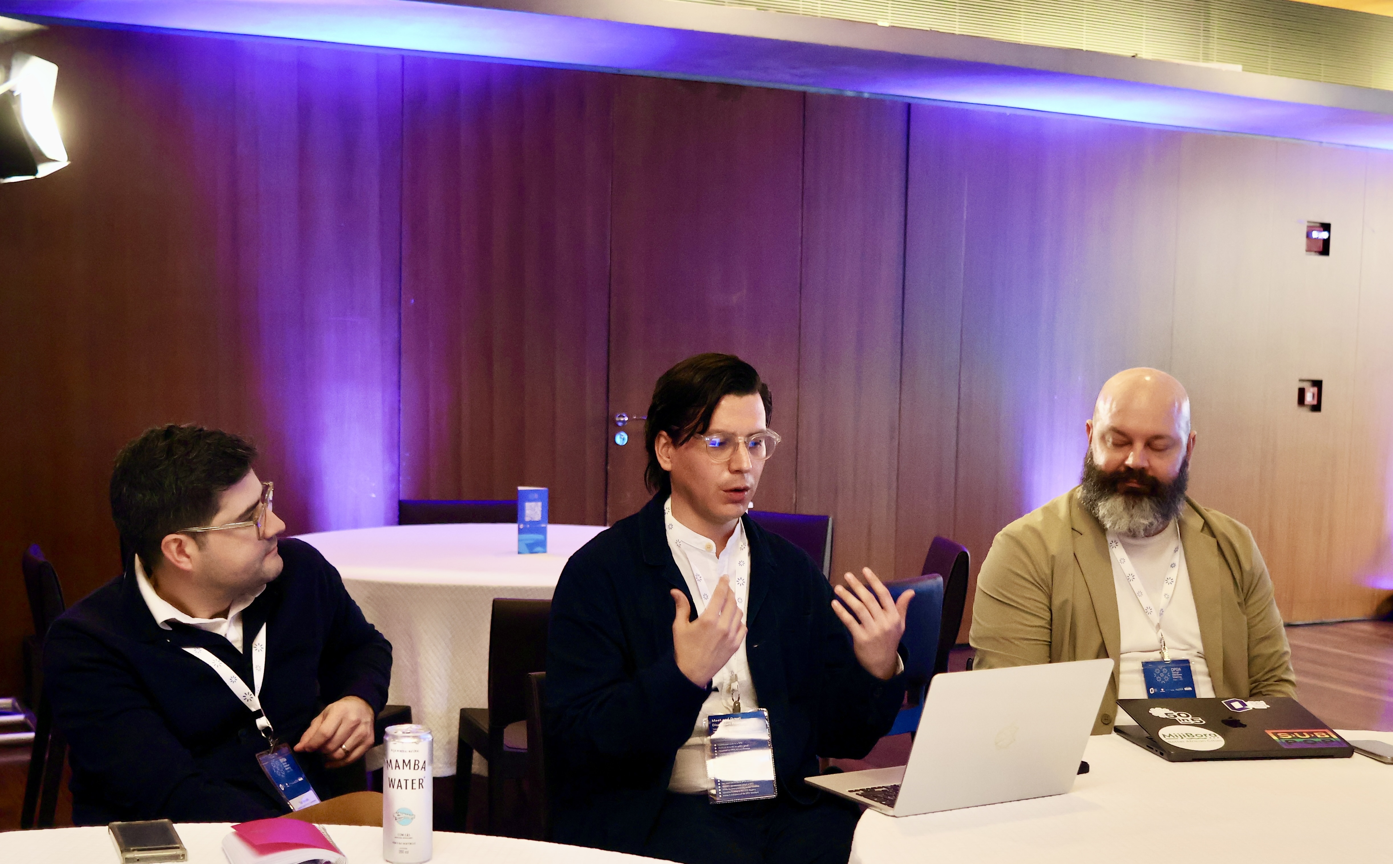 Dan, Kassim and Richard at the OSPO session