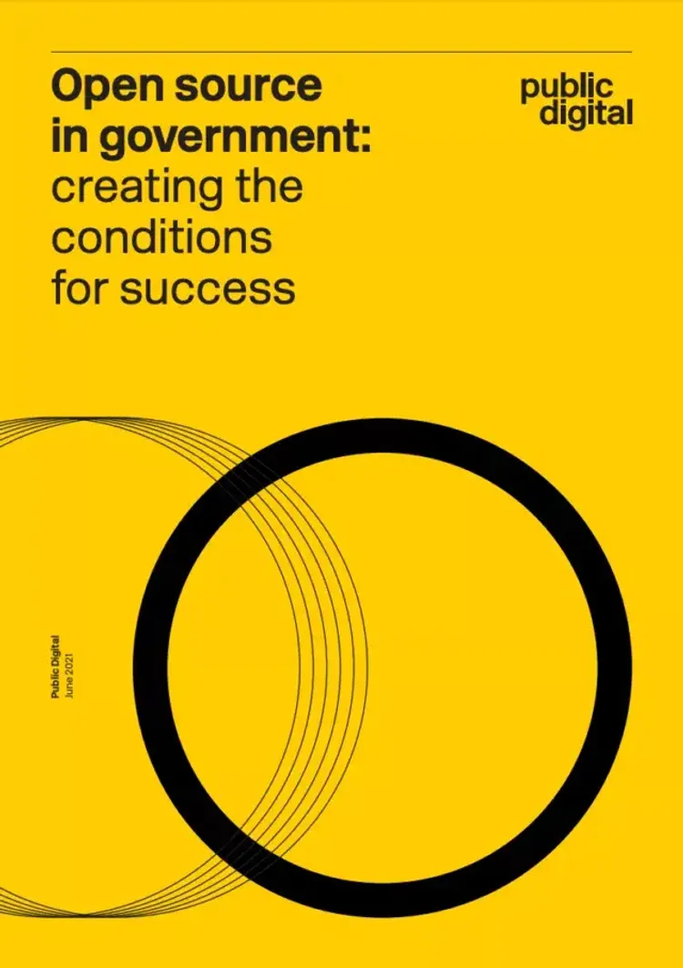 Cover of the open source report